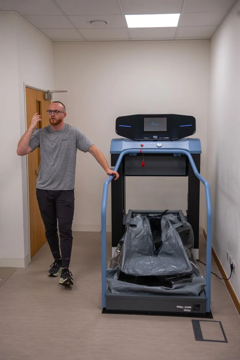 R-Force anti-gravity treadmill gait training at clinic
